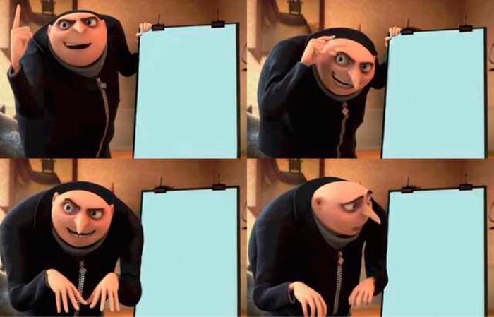 Gru's Plan meme about Adina Eden